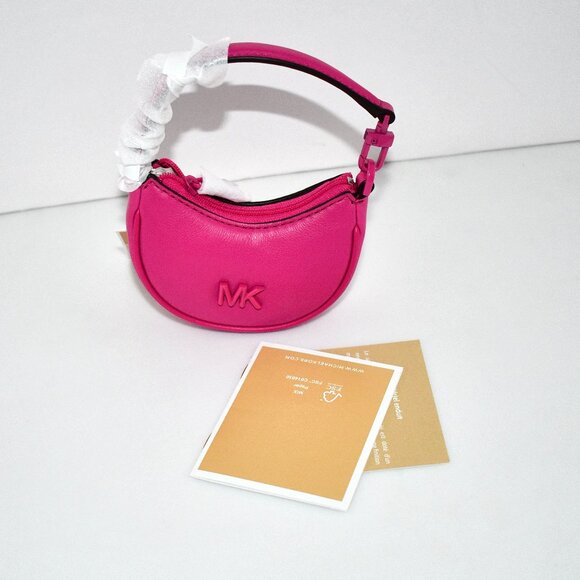 Michael Kors Kyla Bag Charm in Wild Berry #32T5T8QC1L NWT Details: Silky smoot - Picture 1 of 5